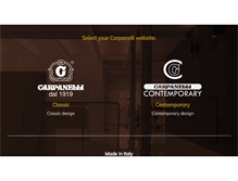 Tablet Screenshot of carpanelli.com